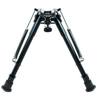 Atacpro 9-13'' Adjustable Hunting Tactical Rifle Harris Bipod - Butterfly Model Pivot #tm01012