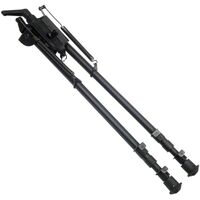 Atacpro 16-27'' Harris Long Range Shooting Swivel Rifle Bipod - Black Steel And Aluminum #tm01018