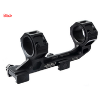 Atacpro Tactical Ar15 25.4mm 30mm Qd Optic Rings Mount - 20mm Picatinny Black #tm01030