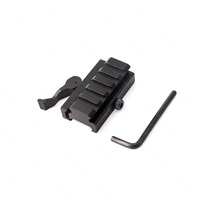 Atacpro Matte Qr Quick Release Detach Mount Adapter Rifle Aluminum Steel - Black #tm01045