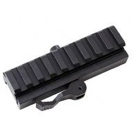 Atacpro Rifle Quick Release Detach Mount Adapter Qr Qd Fit 20mm Picatinny Rail - Black #tm01046