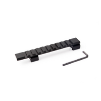 Atacpro Black Matte Finish 11mm 3/8" Rifle Dovetail Rail Adapter Scope Mount - Black #tm01050