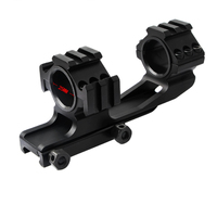 Atacpro Rifle Laser Scope Mount 1in 30mm Dual Rings - W 20mm Picatinny Weaver Rail #tm01055