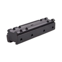 Tekmat Tactical Accessories Dovetail Extension Weaver Picatinny Adapter Riser Rail Mount Base 11mm To 20mm - Black #Tm01072