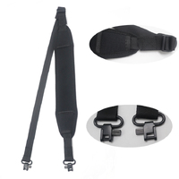Atacpro Hunting Rifle Shotgun Sling With 1 Inch Strap - Black #tm01088