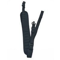 Atac Pro Rifle Shotgun Sling W 1 Inch Swivels Non-slip Straps - Black #Tm01089