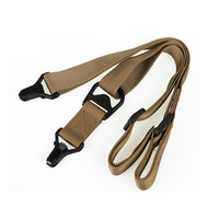 Atacpro Ms3 Outdoor Adjustable Nylon Gun Sling Safety Rope - Brown #ms03br