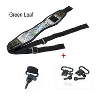 Atacpro Rifle Shotgun Sling W 1 Inch Swivels - Green Leaf #tm01149