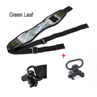 Atac Pro Rifle Shotgun Sling And Swivels Set Carrier - Green Leaf #Tm01150
