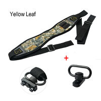 Tekmat Shotgun Rifle Gun Sling And Swivels Set - Yellow Leaf #Tm01156