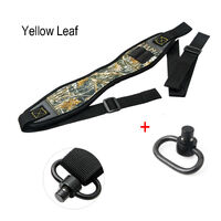 Atac Pro Shooting Shotgun Rifle Gun Sling W Swivels Set - Yellow Leaf Camo #tm01158