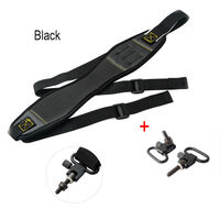 Atacpro Shotgun Rifle Gun Sling W Swivels Set - Black #Tm01162