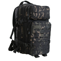 Tekmat Outdoor Tactical Molle Laser Cut Military Backpack 30l - Black Cp #ch-071