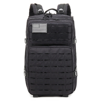 Tekmat Tactical Laser Molle Outdoor Backpack - Black #bl097