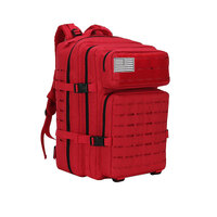 Tekmat Tactical Camouflage Molle Outdoor Backpack - Red #bl097