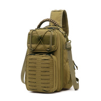 Tekmat Classic Style Outdoor Tactical Molle Shoulder Bag - Brown #amz