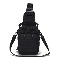 Tekmat Outdoor Tactical Molle Sports Military Chest Bag - Black #ze014