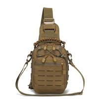 Tekmat Outdoor Tactical Molle Sports Military Chest Bag - Mud #ze014
