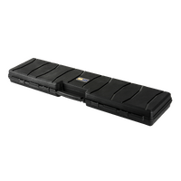 Tough Move 47 Inch Stackable Hard Rifle Case - Slick Lock Clip With Tsa Lock Holes #0147 Bk