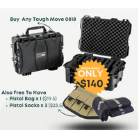 Tough Move Heavy Duty Pistol Protector Hand Held Case - Stackable #0818p_2