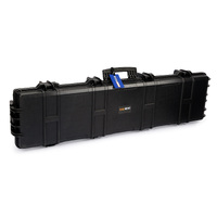 Tough Move 54 Inch Double Shotgun Rifle Case - Hard Plastic Travel-friendly With Wheels Water-resistant And Lockable #Tm138hd