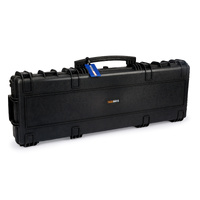 Tough Move Waterproof Plastic Hard Case For Hunting Shooting Guns With Wheels - 45 Inch Long Heavy Duty #Tm115hd