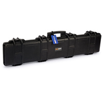 Tough Move Heavy Duty Gun Case 48inch Rifle Shotgun  - Waterproof Enforcement Storage Black #Tm132hd