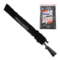 Tough Move Protective Gun Sock Rifle Silicone Treatment - 52x6 Inch Black #Tmv120238