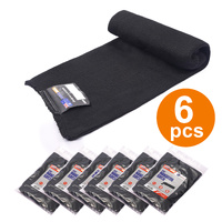 Tough Move 6x Protective Gun Sock Handgun Limited Silicone Treatment - 14x6 Inch Black #tmv120237-6