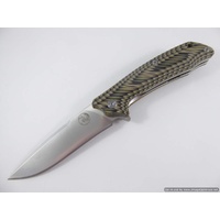Tassie Tiger Folding Pocket Knife - D2 Steel With G10 Handle #ttkdp89fgt