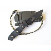 Tassie Tiger Survival Hunting Outdoor Fixed Blade Knife W Sheath - High Carbon Steel #ttks5