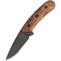 Tassie Tiger Knives Skinning Knife Ironwood Blade Wood Handle Hunting Tool #ttkausdiwood