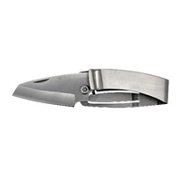 True Utility Clipster Stainless Steel Folding Pocket Knife - Cash/ Pocket Clip #tu579