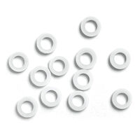 Uncle Mikes Sling Swivel White Spacers Prevent Stock Chips Cracks - 12 Packs  #um25100