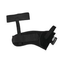 Uncle Mikes Ankle Holster Rh Durable Pistol Handgun Holder - Black Size 1 Soft Knit Fabric #um88211