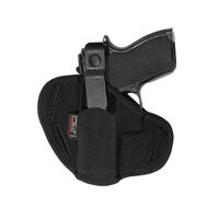 Uncle Mike's Super Belt Slide Holsters - Black Size 16 Ambi #um86160