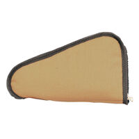 Uncle Mike's Pistol Rug Nylon Coil Zipper Bag - Tan 7" #um42107