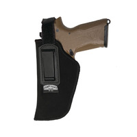 Uncle Mike's Inside-the-pant Holster W/ Retention Strap - Black Size 15 Lh #um76152