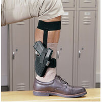 Uncle Mikes Pistol Handgun Ankle Holster Nylon Web Retention Strap - Black Size 0 Rh  #um88201