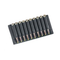 Uncle Mikes Cartridge Slide Rifle Shell Holder Sturdy Elastic Loops - Black 10 Rnd #um88411