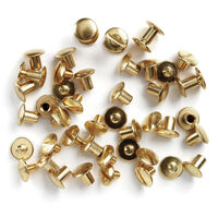 Uncle Mikes Chicago Solid Brass Screws Corrosion Resistant Firearm's Strap Sling -  24 Packs #um25090