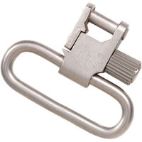 Uncle Mikes Super Swivels W/ Tri-lock Qd  - Nickel 1 Inch No Stud Detaches Quickly Yet #um10932