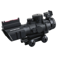 Vector Optics C1 Fiber Sight 4x32 Prism Riflescope - Chevron Rapid-changing Reticle #opsl12