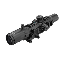 Vector Optics Mustang 1-4x30sfp Riflescope - Etched Glass Chevron Reticle #scoc-29