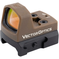 Vector Optics Frenzy-s 1x16x22 Engineering Polymer Aut Red Dot Sight Fde - 3moa Dot Size #scrd-56