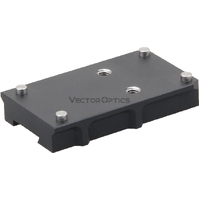 Vector Optics Red Dot Sight Dovetail Mount Tek Footprint - Black Matte Finish #scfrm-04