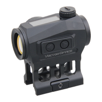Vector Optics Scrapper 1x22 Solar Power Multi Reticle Red Dot Sight - 2moa Dot, Crosshair Circle, Circle With Dot #Scrd-sm45