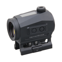 Vector Optics Scrapper 1x25 Solar Power Multi Reticle Red Dot Sight - 2moa Dot, Crosshair Circle, Circle With Dot #Scrd-sm46