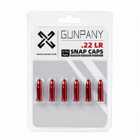 Vector Optics Scsc-10 .22 Lr Snap Caps Aluminum Alloy 6-Pack Dry Fire Protection