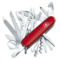 Victorinox Swiss Champ Army Pocket Knife - Red With 33 Multi Tools #35763